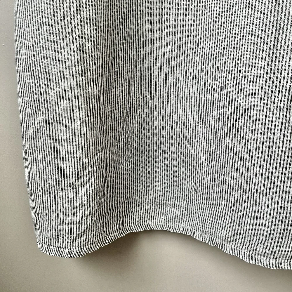 Vintage striped linen dress with pockets! - Picture 11 of 12